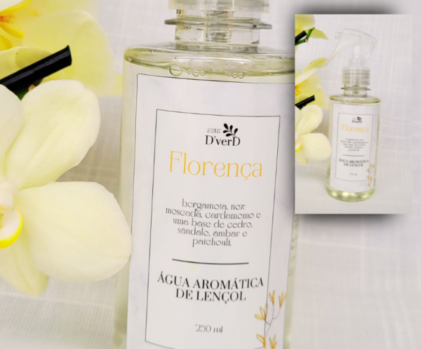 Água Aromática de Lençol - Linha Floral - Florença
