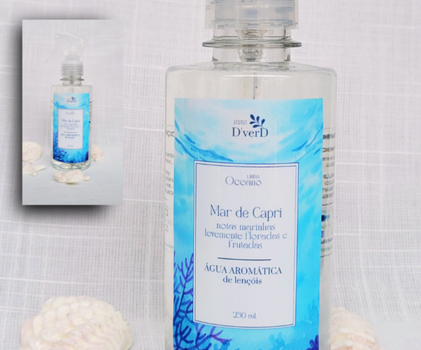 11 Água Aromática de Lençol - Linha Oceano - Mar de Capri