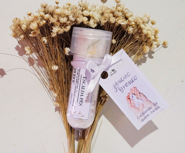 2 Lembrancinha Mini Tubetes de Escalda-pés 30g (escolha a fragrância)