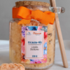 Escalda-pés vidro com colher dosadora de madeira 230g (escolha sua Fragrância)