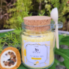 Escalda-pés vidro com colher dosadora de madeira 230g (escolha sua Fragrância)