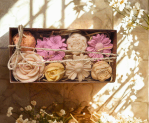 Kit 5 - Mix de Sabonetes Flores "Flower Collection" 8 unids.