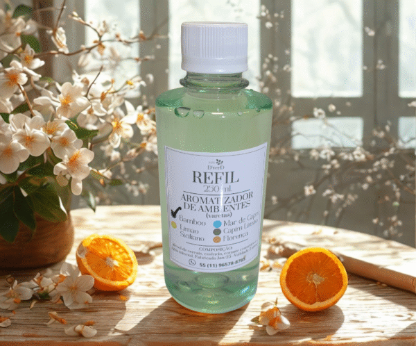 2 Refil de Aromatizador de Ambiente (para difusor com varetas) 250ml - escolha a fragrância