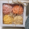 Kit 4 Mini Peônias em Sabonete  "Flower Collection" 140g