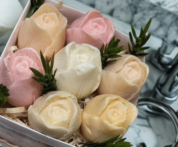 7 Kit Buquê de Tulipas em Sabonete "Flower Collection" 210 g
