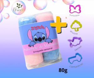 9 Sabonete Mágico - Massinha com forminhas "brinquedo sensorial"