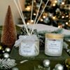 Kit Natal Luz - Aromatizador + Vela Serenità + Bandeja Cristal
