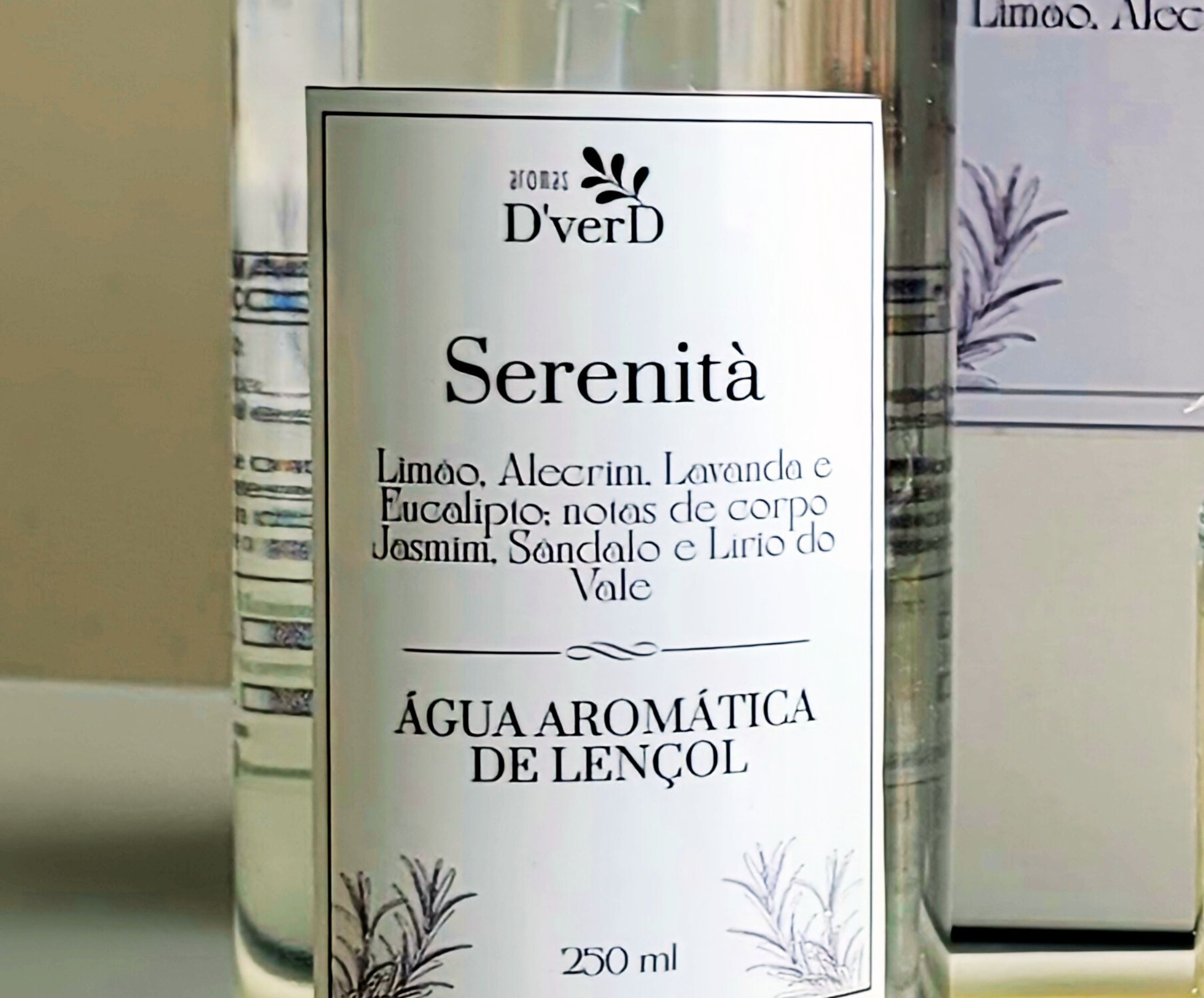 agua lençol serenita1 Água Aromática de Lençol Serenità